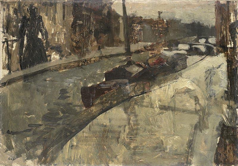 The Prinsengracht at the Lauriergracht, Amsterdam, George Hendrik Breitner